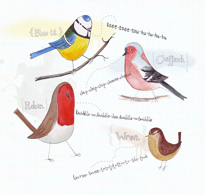 Garden birds (and their songs!) to celebrate the RSPB's Big Garden Birdwatch